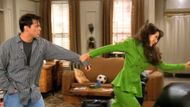 Matt LeBlanc and Maggie Wheeler in Friends | Image via Warner Bros. Television